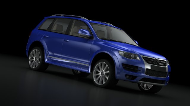 vw touraeg r50 2008 3D Model .c4d .max .obj .3ds .fbx .stl .blend 