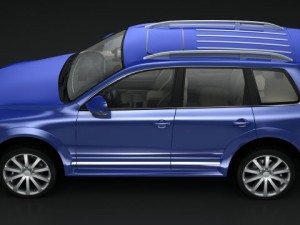 vw touraeg r50 2008 3D Model