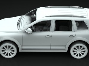 vw touraeg r50 2008 3D Model