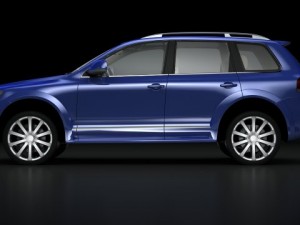 vw touraeg r50 2008 3D Model