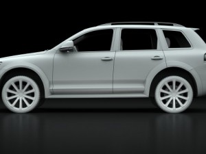 vw touraeg r50 2008 3D Model