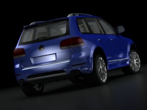 vw touraeg r50 2008 3D Model