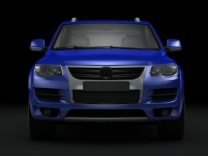 vw touraeg r50 2008 3D Model