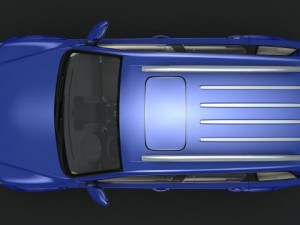 vw touraeg r50 2008 3D Model