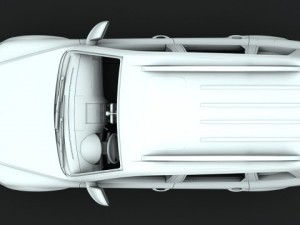 vw touraeg r50 2008 3D Model