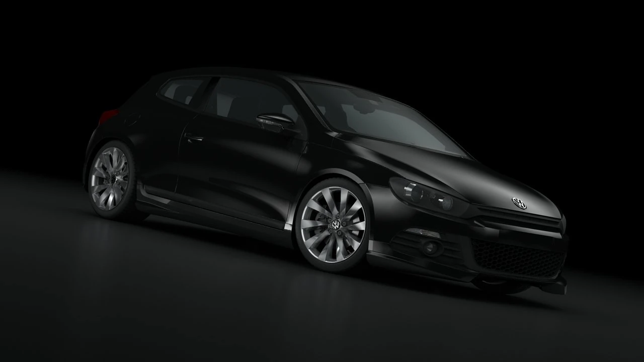 vw scirocco gt 20 tsi 2009 3D Model .c4d .max .obj .3ds .fbx .stl .blend 