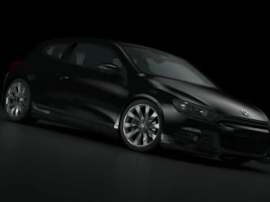 vw scirocco gt 20 tsi 2009 3D Model