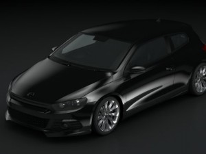 vw scirocco gt 20 tsi 2009 3D 模型