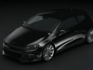 vw scirocco gt 20 tsi 2009 3D Model