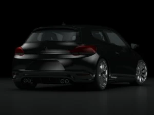 vw scirocco gt 20 tsi 2009 3D Model