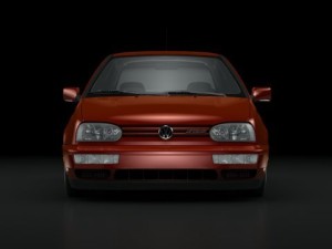 vw golf gti vr6 1998 3D 모델