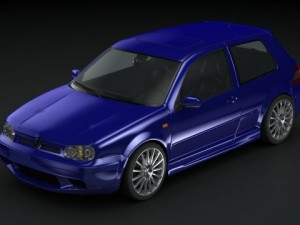 golf r32 2003 3D Model