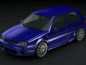 golf r32 2003 3D Model