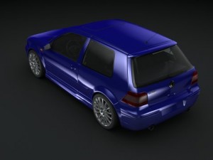 golf r32 2003 3D Model