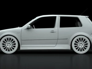 golf r32 2003 3D Model