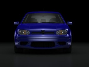 golf r32 2003 3D Model