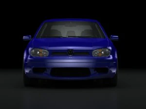 golf r32 2003 3D Model