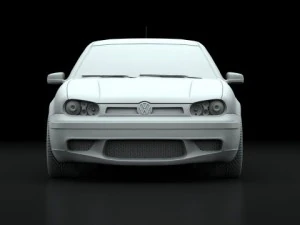 golf r32 2003 3D Model