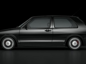 vw golf 1 gti mk2  1992 Model 3D