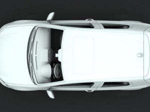 vw golf 6 gti 2010 3D Model
