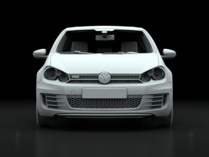 vw golf 6 gti 2010 3D Model