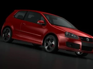 vw golf gti 2006 Modelo 3D