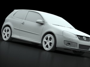vw golf gti 2006 3D मॉडल