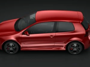 vw golf gti 2006 3D Model