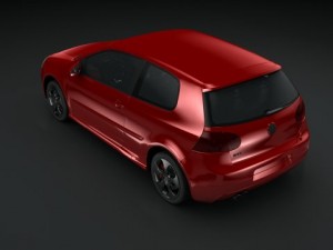 vw golf gti 2006 3D मॉडल