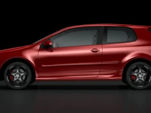 vw golf gti 2006 3D Model