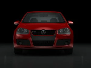 vw golf gti 2006 3D Model
