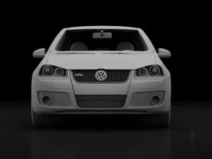 vw golf gti 2006 3D Model