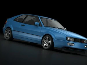 vw corrado vr6 95 3D Model
