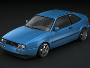 vw corrado vr6 95 Model 3D