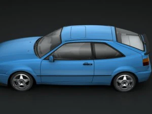 vw corrado vr6 95 3D Model