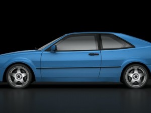 vw corrado vr6 95 Model 3D