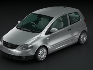 vw fox 2011 Modello 3D