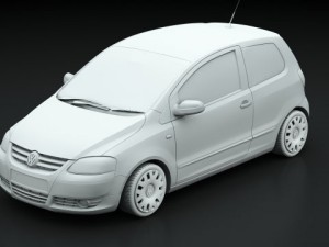 vw fox 2011 Modello 3D