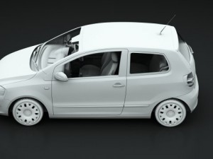 vw fox 2011 Modello 3D