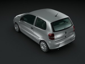 vw fox 2011 Modello 3D