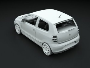 vw fox 2011 Modello 3D