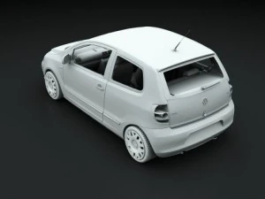 vw raposa 2011 Modelo 3D