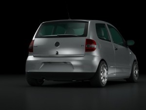vw fox 2011 Modello 3D