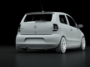 vw fox 2011 Modello 3D