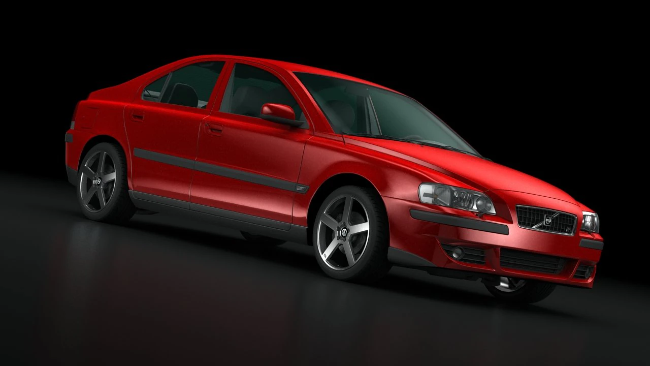 volvo s60 r 2004 3D Model .c4d .max .obj .3ds .fbx .stl .blend 