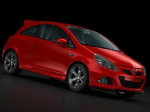 opel vauxhall corsa vxr 2009 3D Model