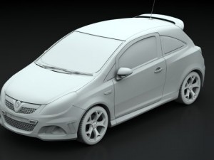 opel vauxhall corsa vxr 2009 3Dモデル