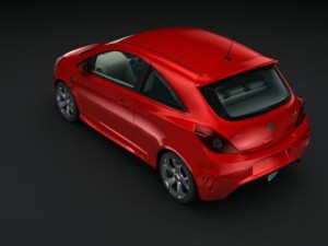 opel vauxhall corsa vxr 2009 3Dモデル