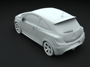 opel vauxhall corsa vxr 2009 3Dモデル