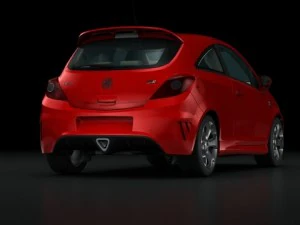 opel vauxhall corsa vxr 2009 3D Model